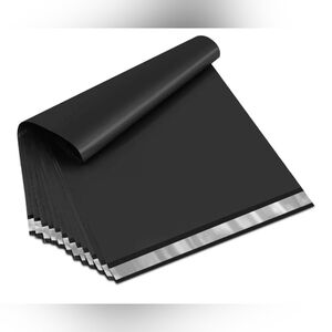 10 19X24 Poly Mailers Black Solid